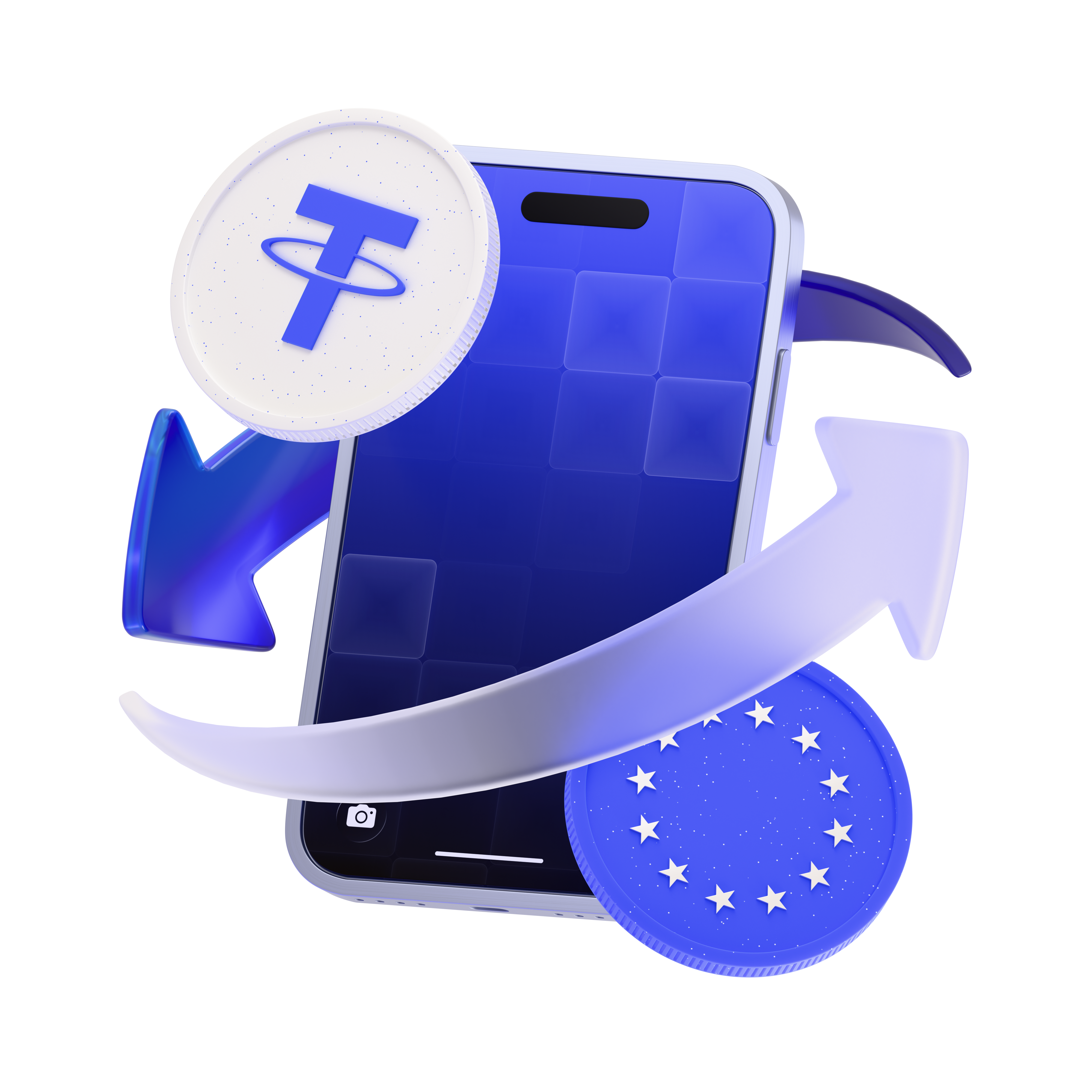 3D-иллюстрация Exchange